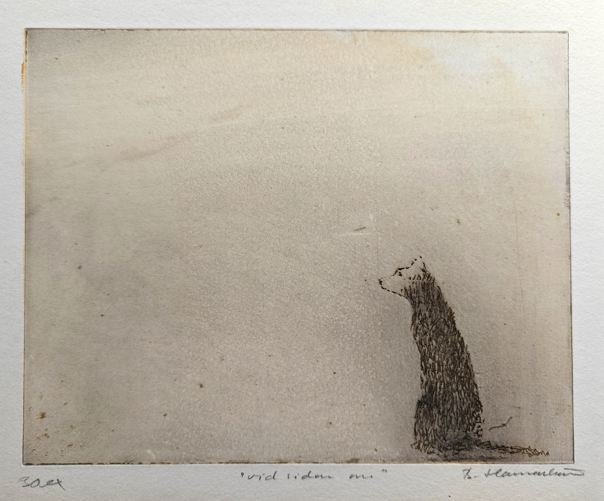 2. Vid sidan om, grafik, Berit Hammarbäck