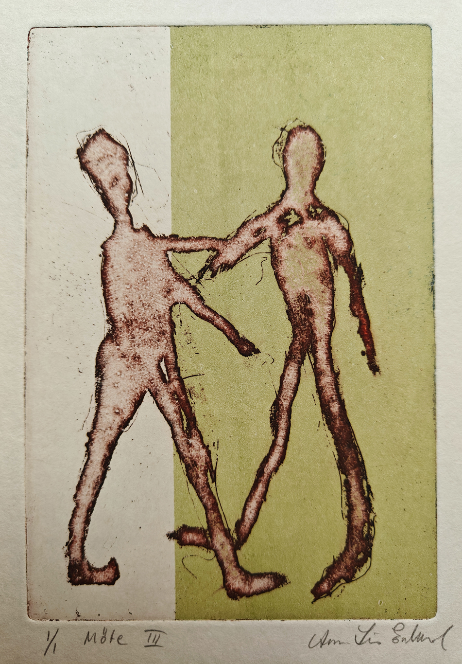 7. Möte III, grafik, Ann-Lis Enlund