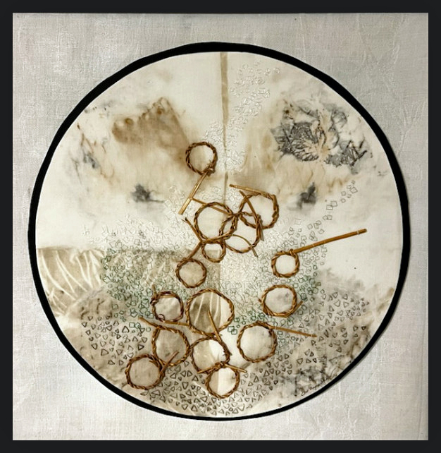 10. Fälten, textilkonst, Christina Agnedotter