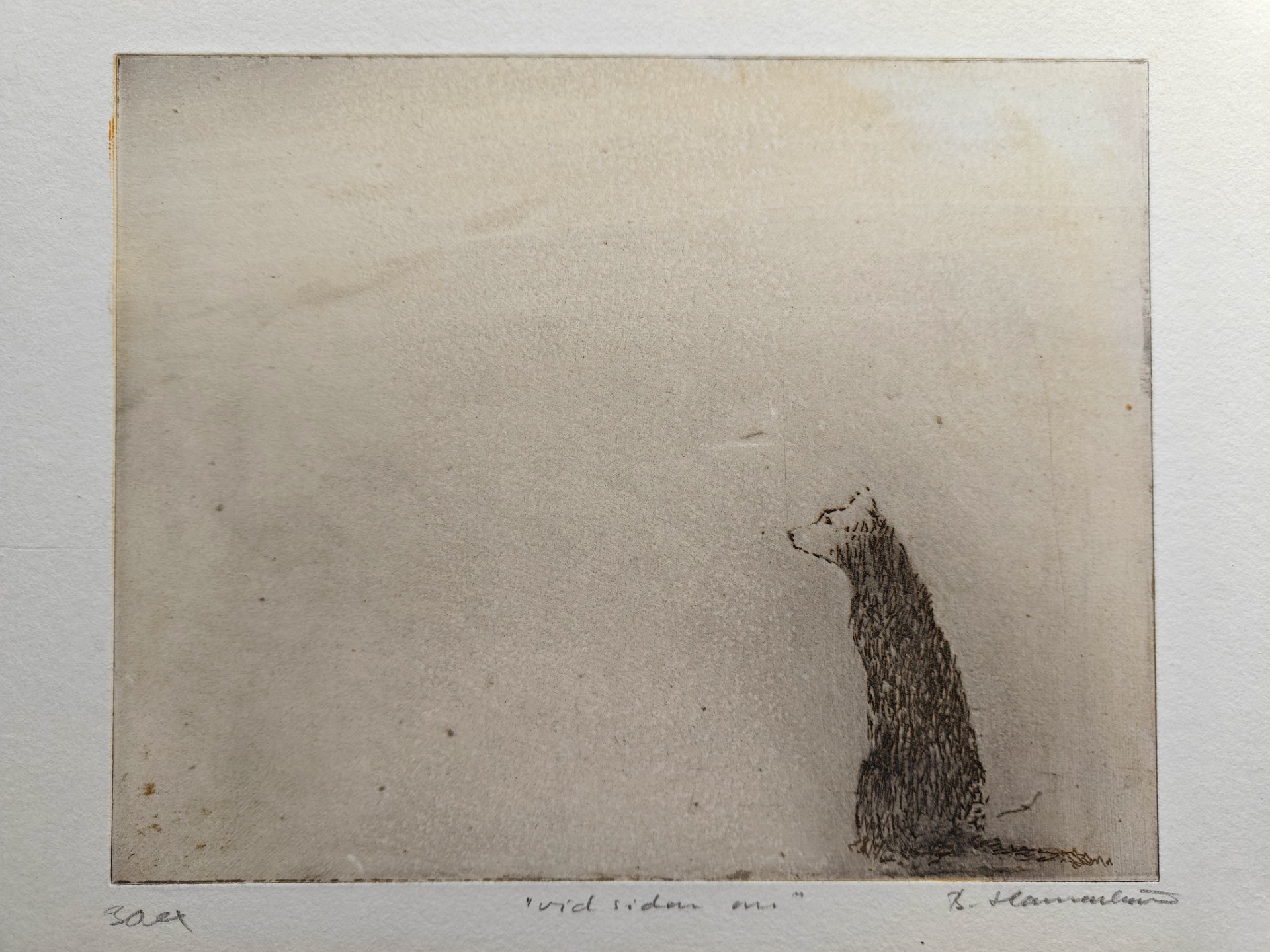 30. Vid sidan om, grafik, Berit Hammarbäck